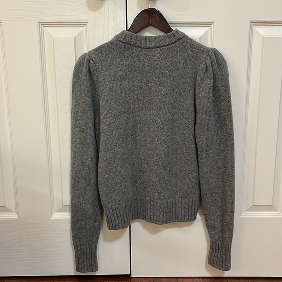 Ganni world - graphic puff shoulder pullover - Picture 2 of 9